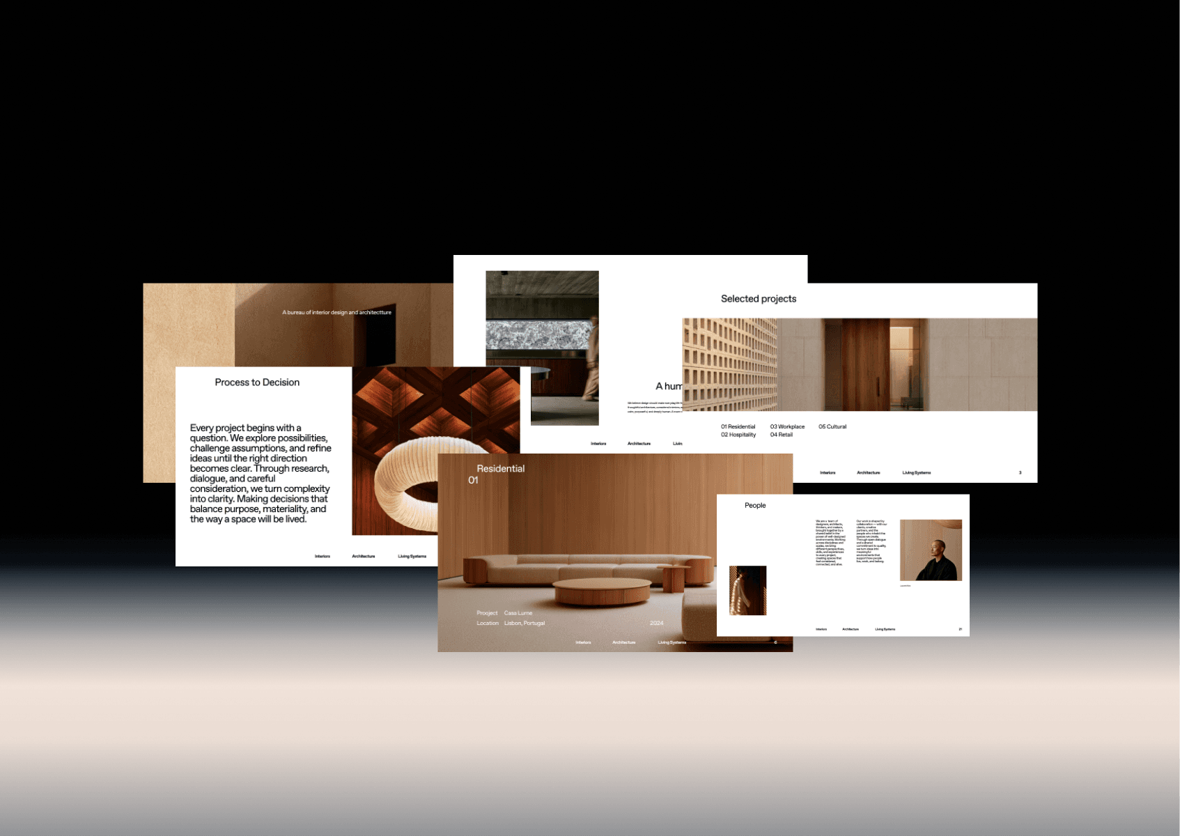 Architecture presentation slide deck