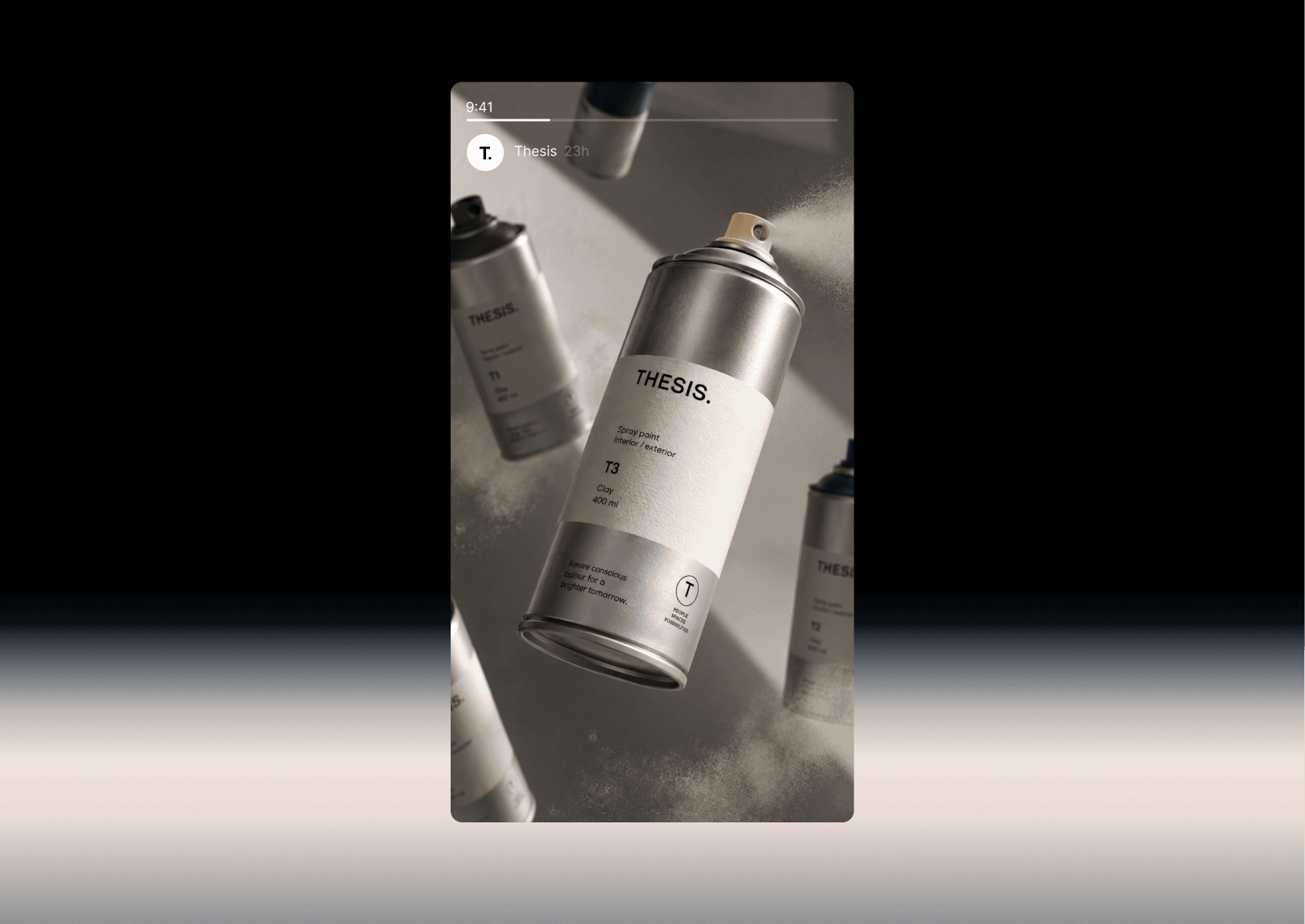Skincare product social media campaign
